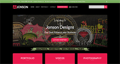 Desktop Screenshot of jonsondesigns.com